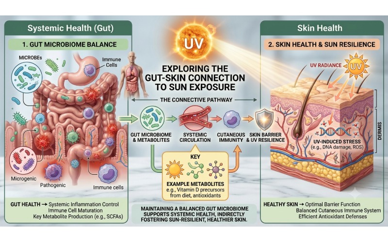 Why Gut Health Affects Your Skin's Sun Resilience